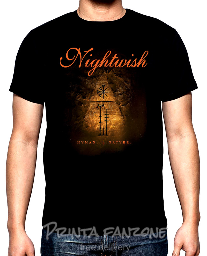 T-SHIRTS Nightwish, Human nature, men's  t-shirt, 100% cotton, S to 5XL